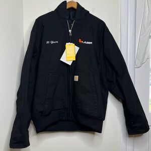 Carhartt J130 Washed Duck Active Jacket Coat Black Mens Size 2XL Insulated
